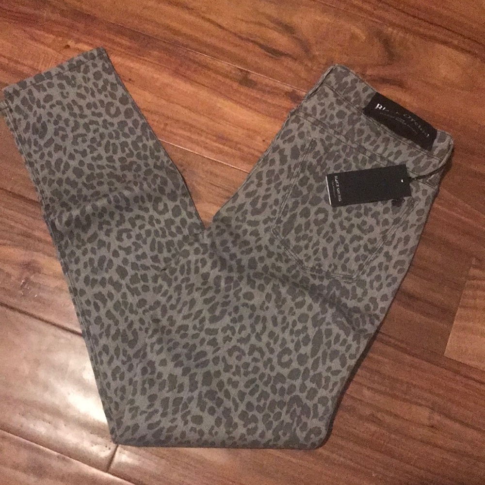 Leopard Skinny Jeans